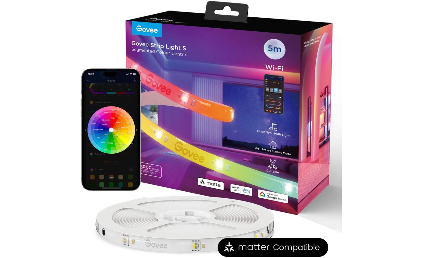 Govee RGBIC+W Lightstrip 5m (Matter Compatible) H612AED1