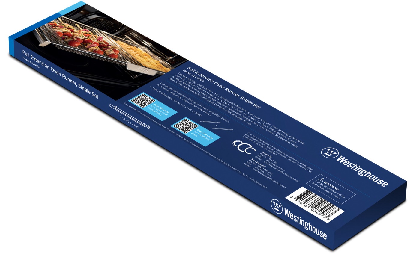 Westinghouse Single Set Telescopic Oven Runners ACCW160