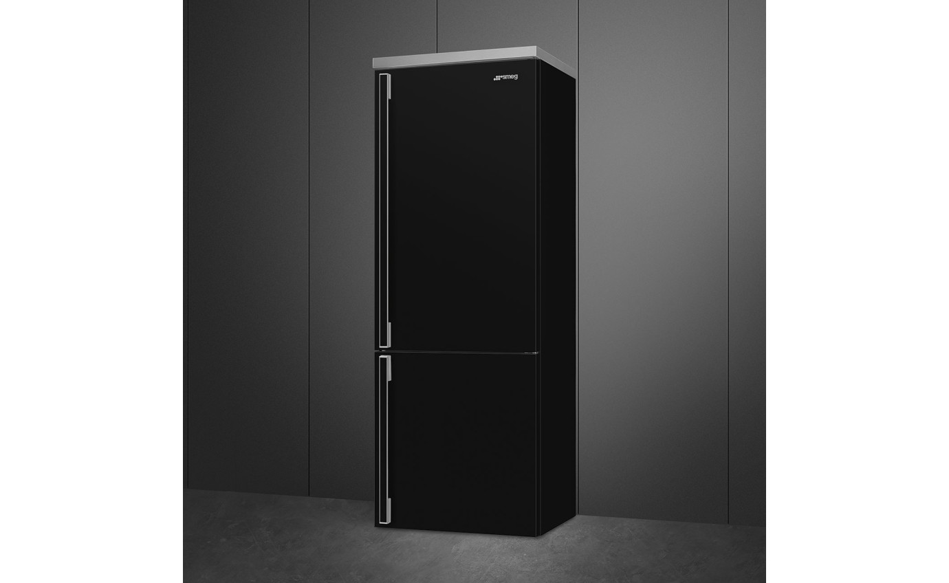 Smeg 481L Bottom Mount Fridge (Black) FA490RBL5AU