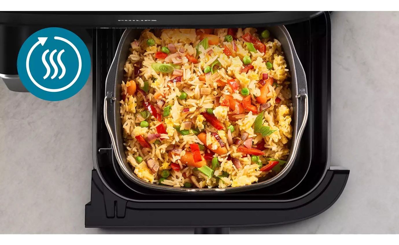 Philips 5000 Series Dual Basket Airfryer XXL (Black) NA55100