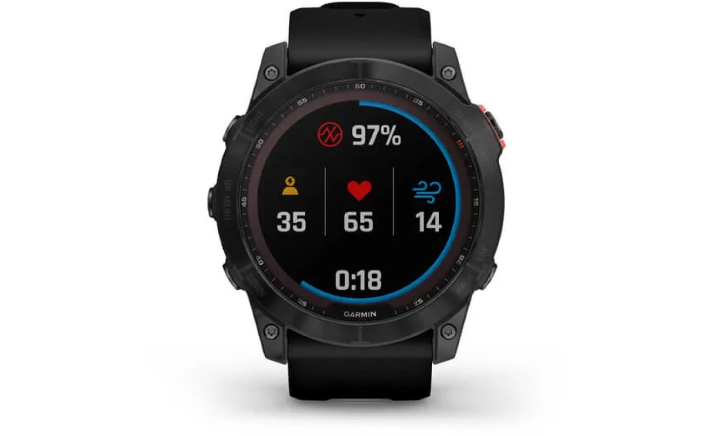 Garmin fenix&reg; 7X Solar Edition Smartwatch (Slate Grey/Black) 0100254101