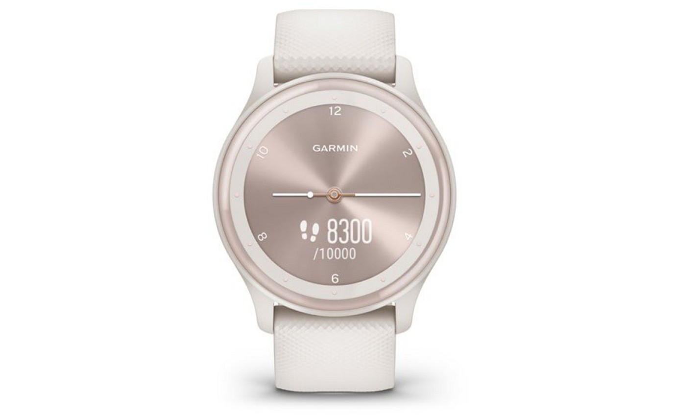 Garmin vivomove Sport Smartwatch (Ivory/Peach Gold) 0100256601