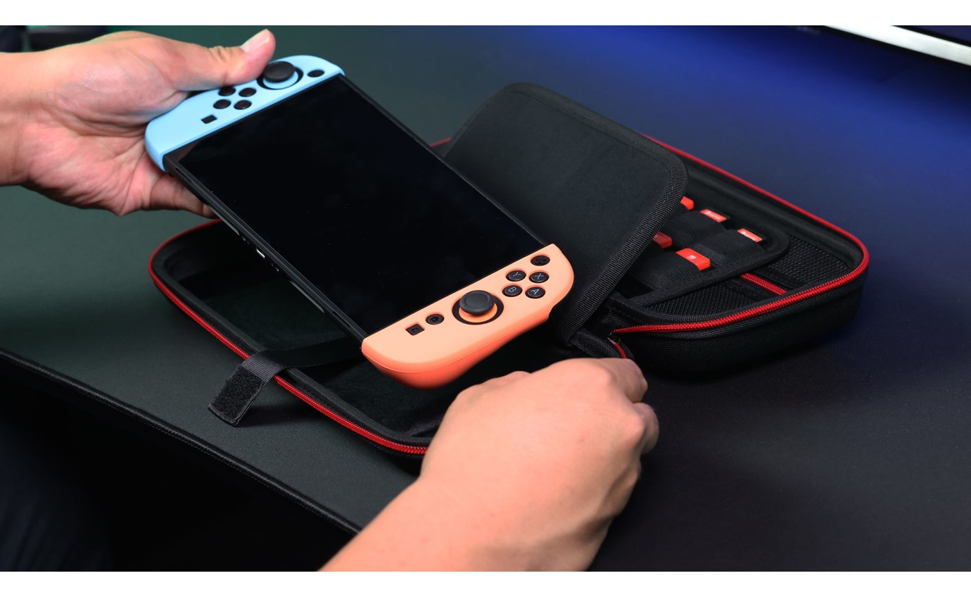 Powerwave Premium Carry Case for Nintendo Switch 2 (Black Crimson) 169381