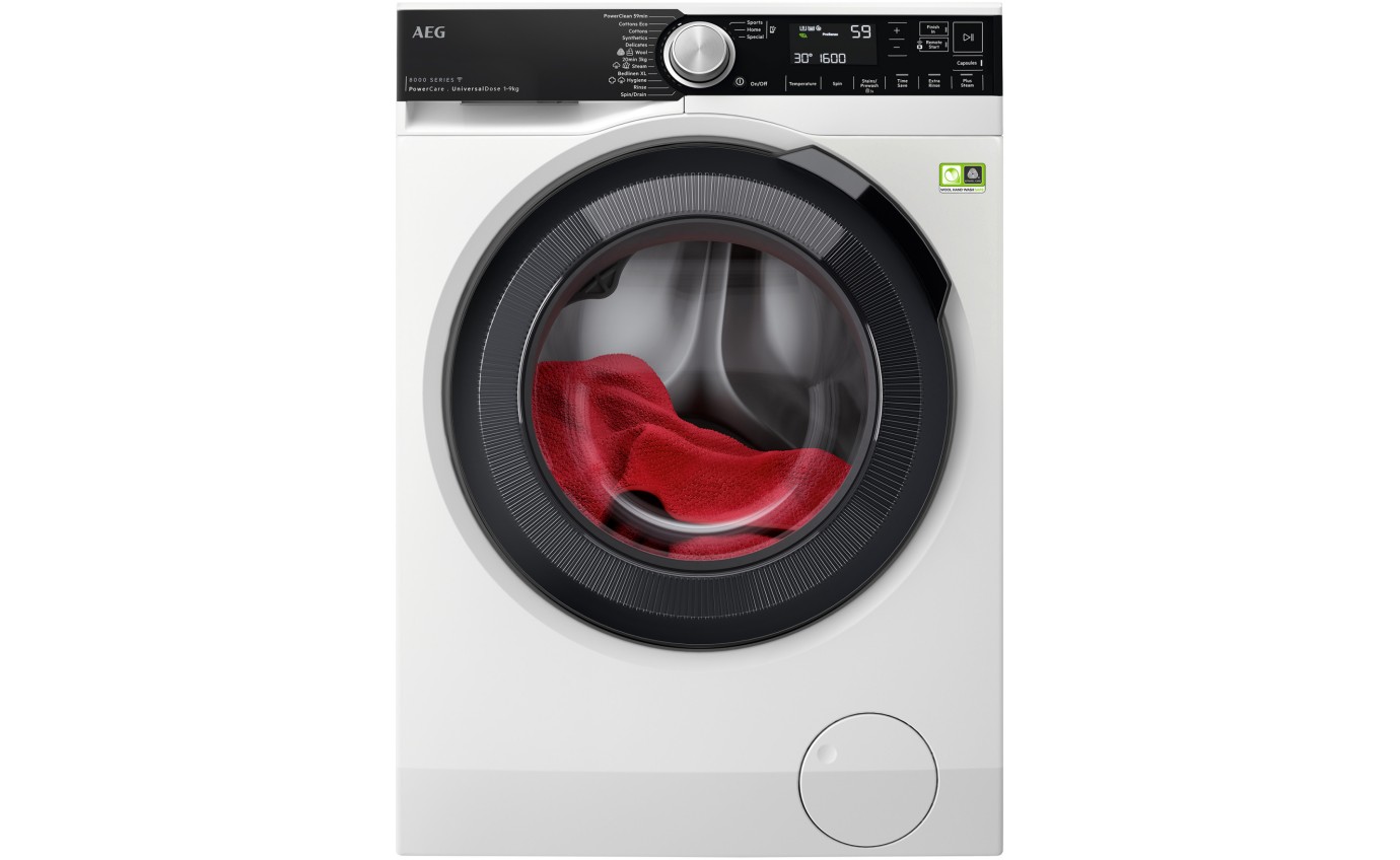 AEG 9kg 8000 Series Front Load Washer with UniversalDose LF8594O8O