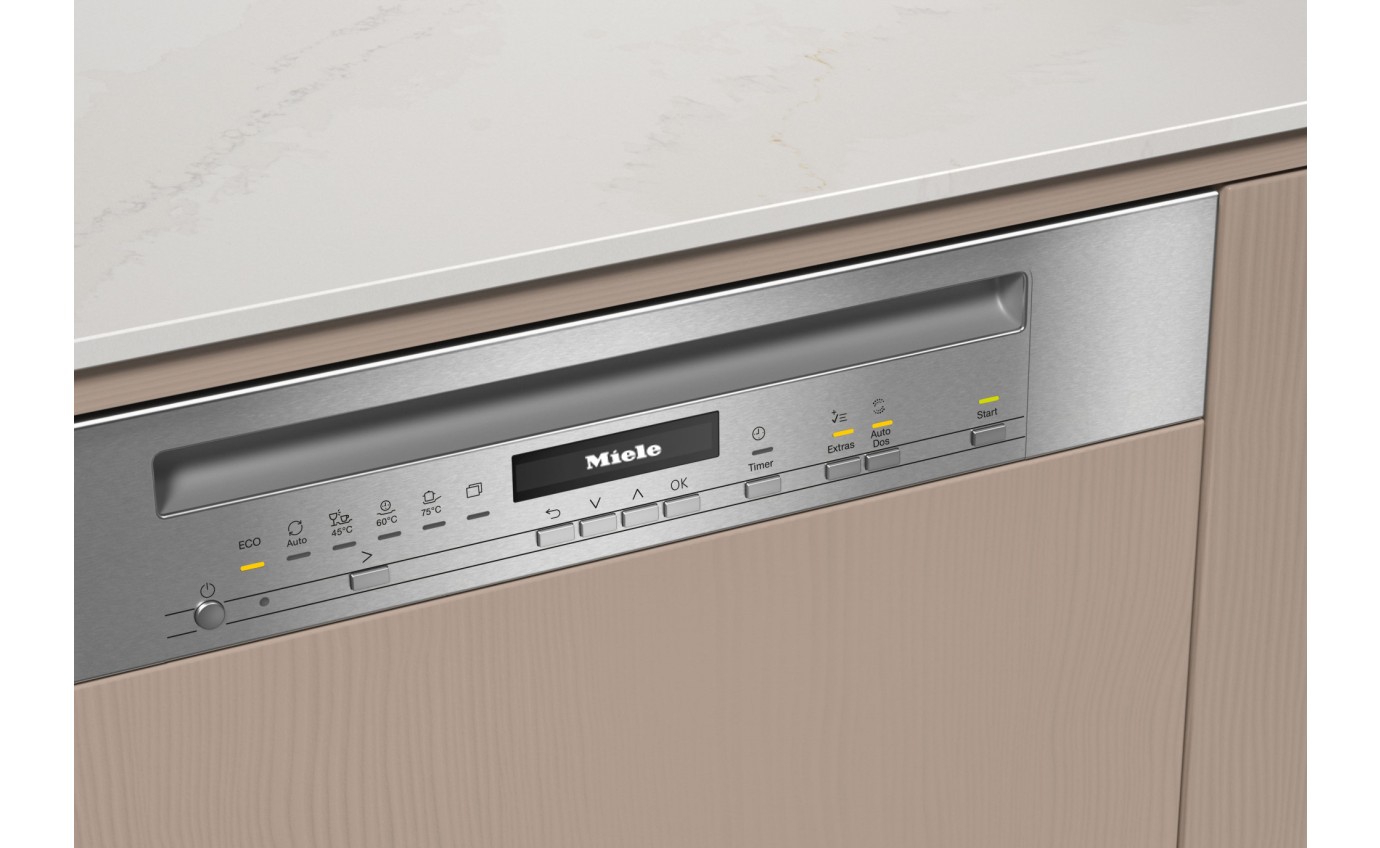 Miele 60cm Integrated Dishwasher with AutoDos (CleanSteel) G7130SCICLST