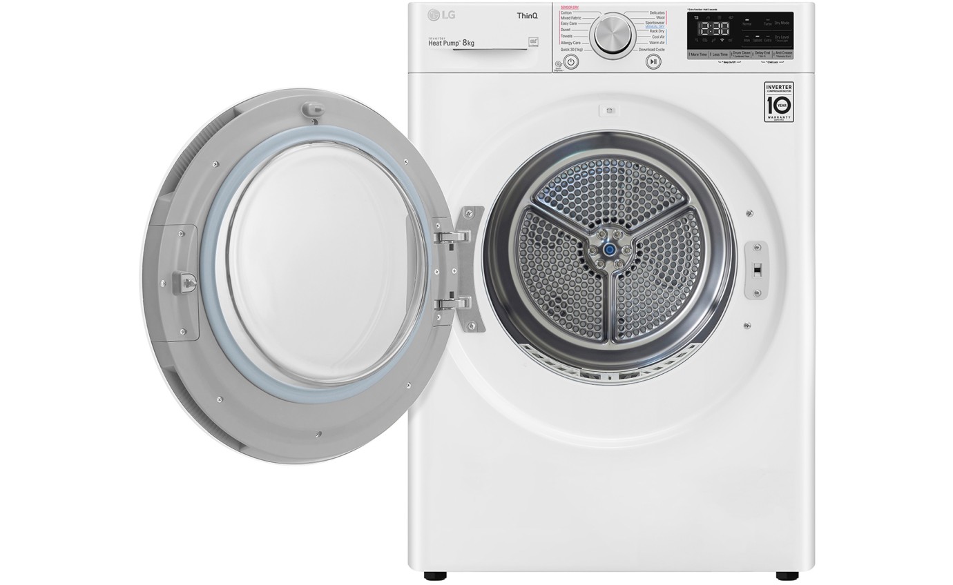 LG 8kg Heat Pump Dryer DVH508W
