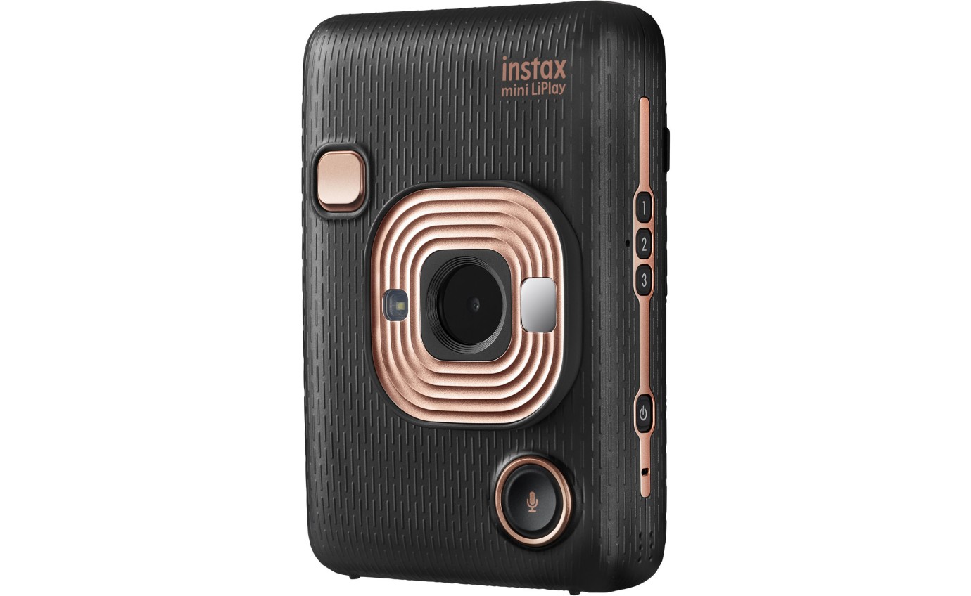 Fujifilm Instax mini LiPlay Instant Film Camera (Elegant Black) 87098