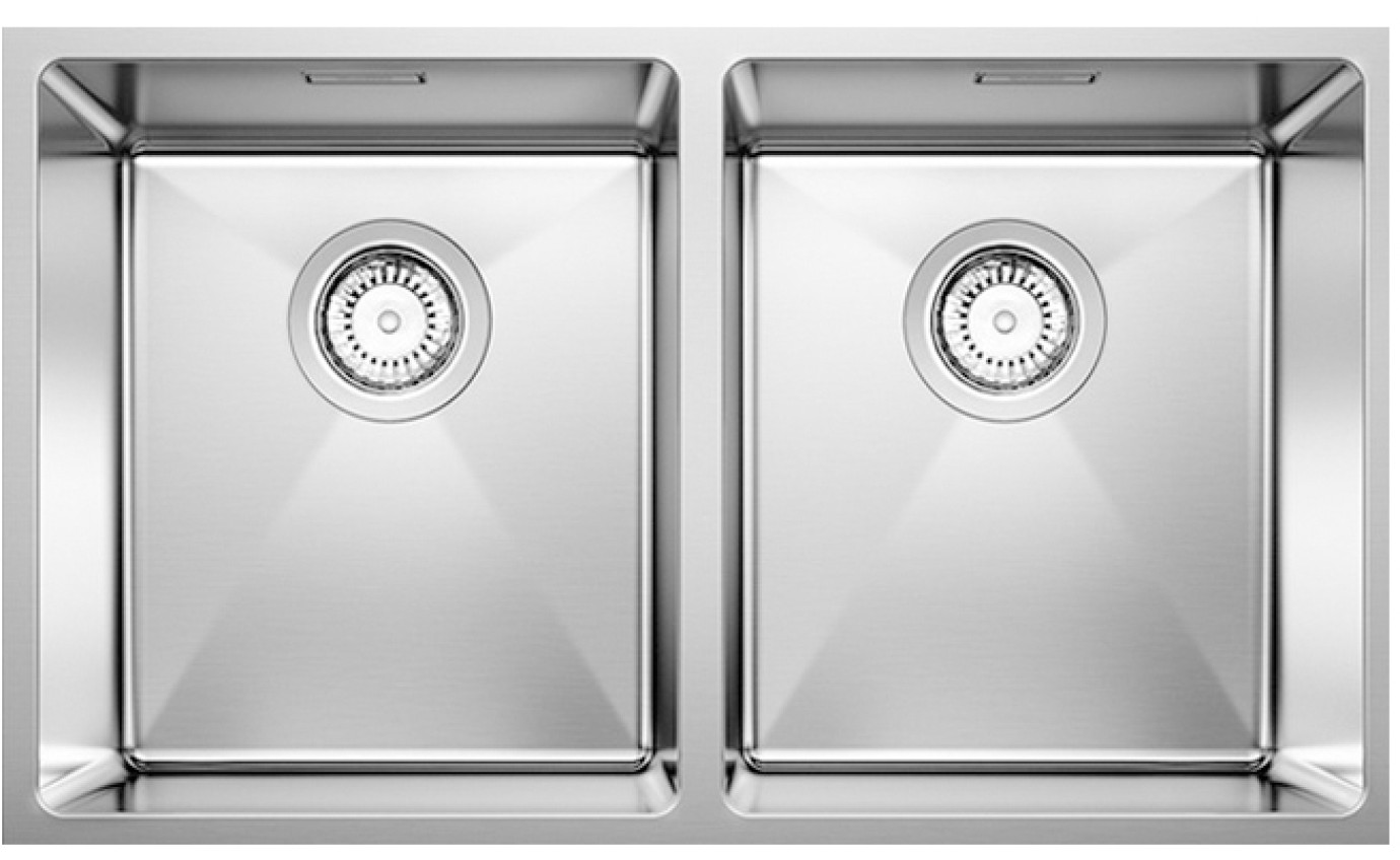 Blanco QUATRUS R15 340/340-IU Double Bowl Sink QUATR153434IUK5