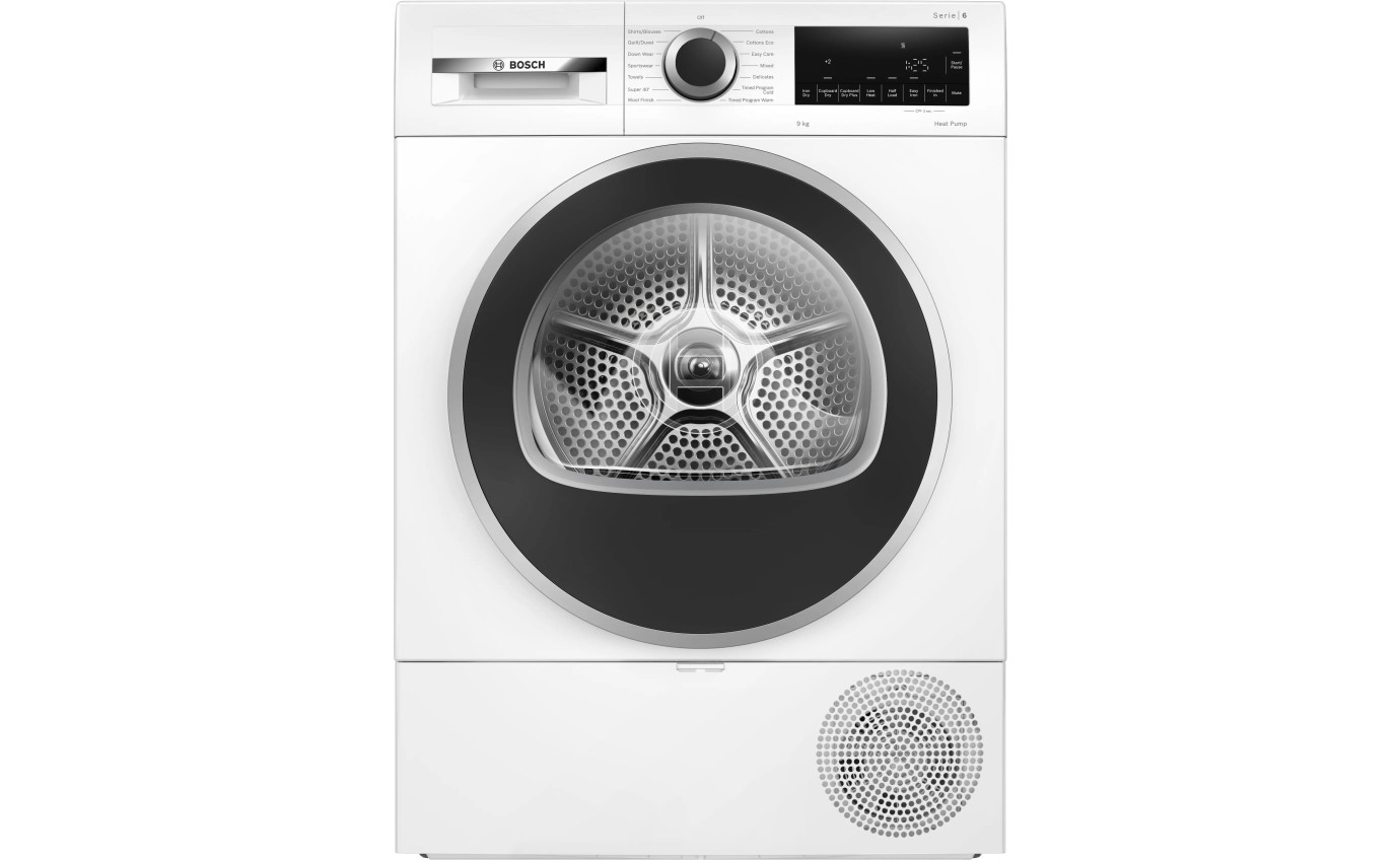 Bosch 9kg Series 6 Heat Pump Tumble Dryer WQG24203AU