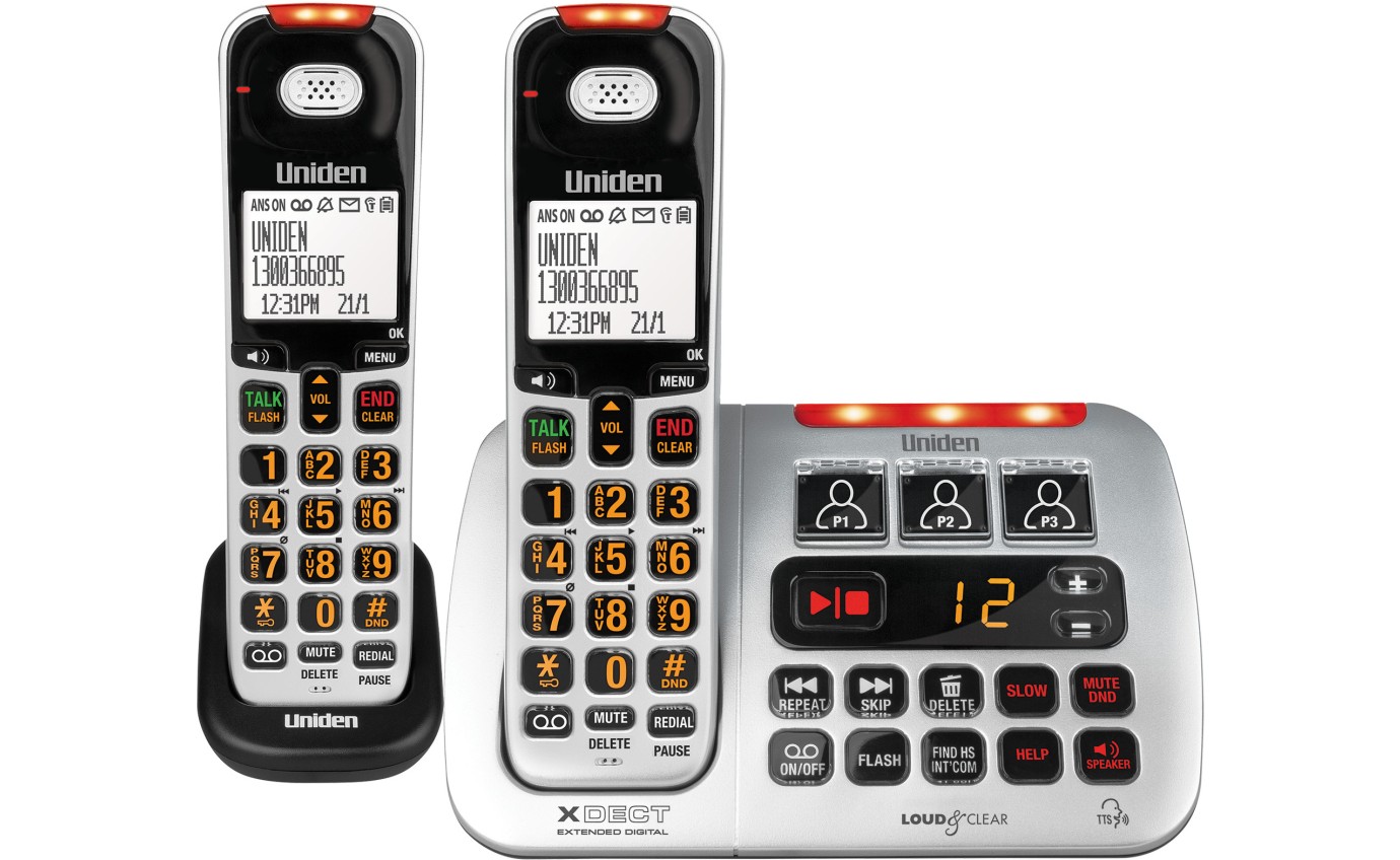 Uniden Sight & Sound Enhanced Cordless Phone SSE451
