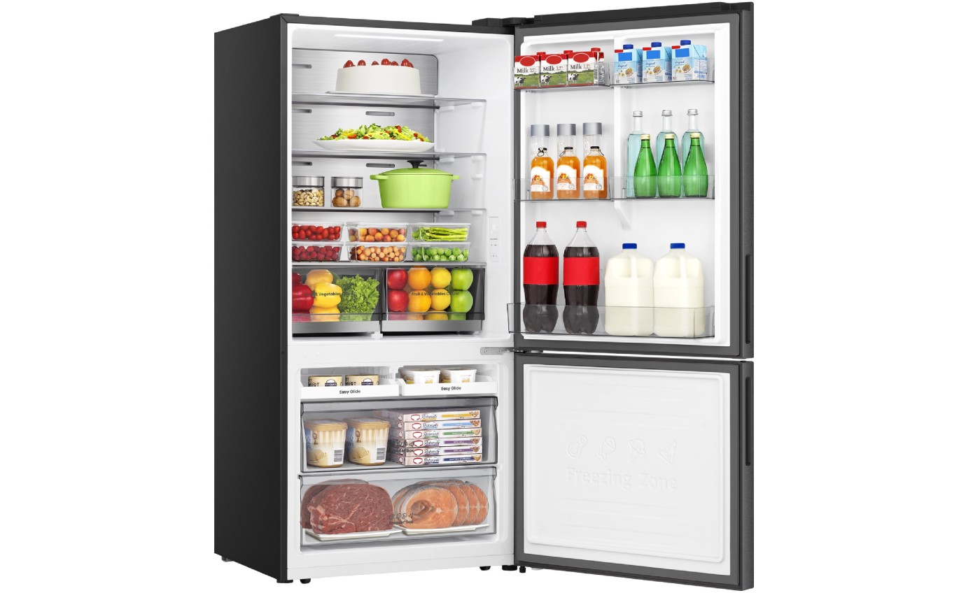 Hisense 503L Bottom Mount Fridge (Dark Stainless Steel) HRBM503E