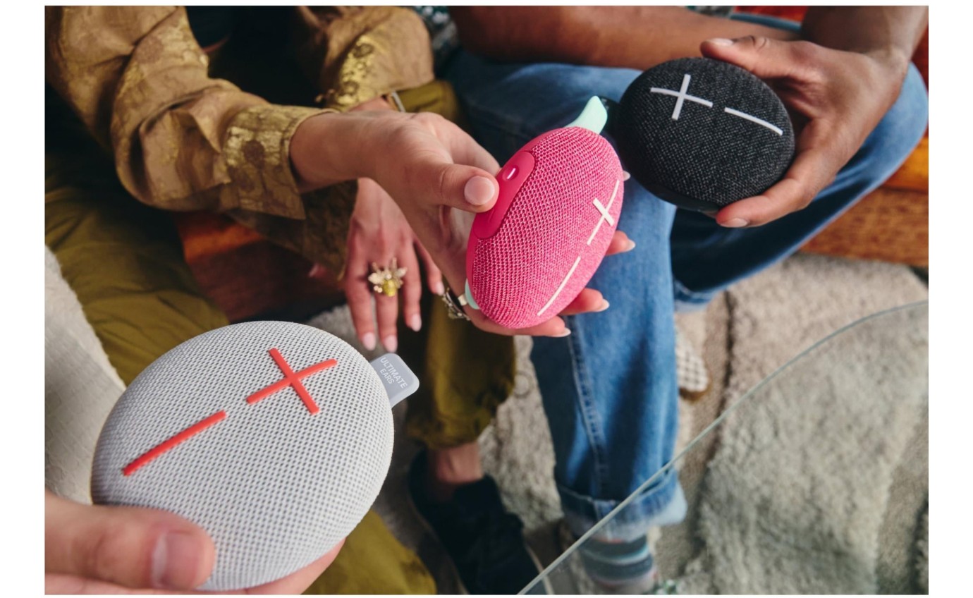 Ultimate Ears MINIROLL Portable Bluetooth Speaker (Calming Pink) 984002036