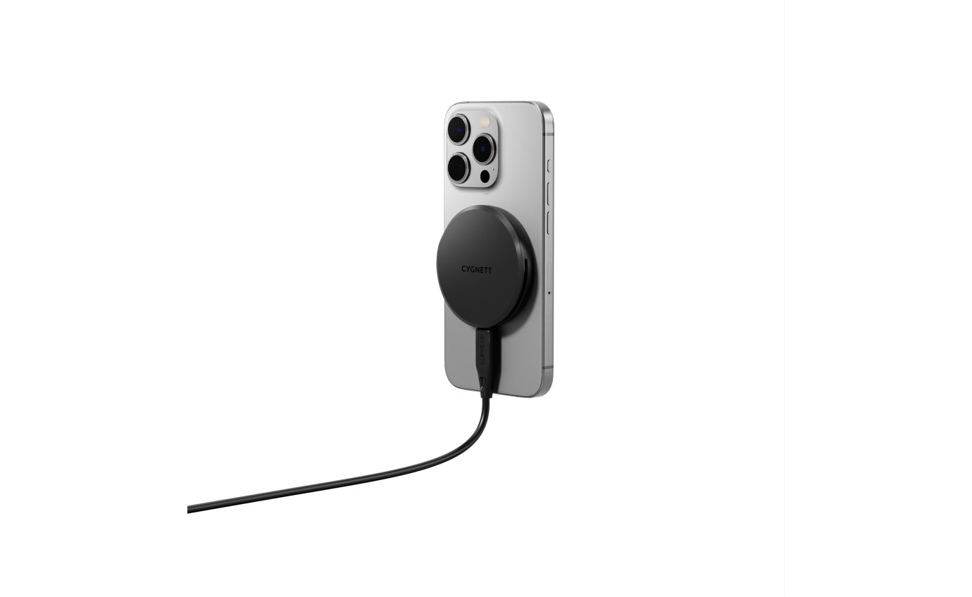 Cygnett 15W ChargePuck Qi2.0 Magnetic Wireless Charger 11901330665