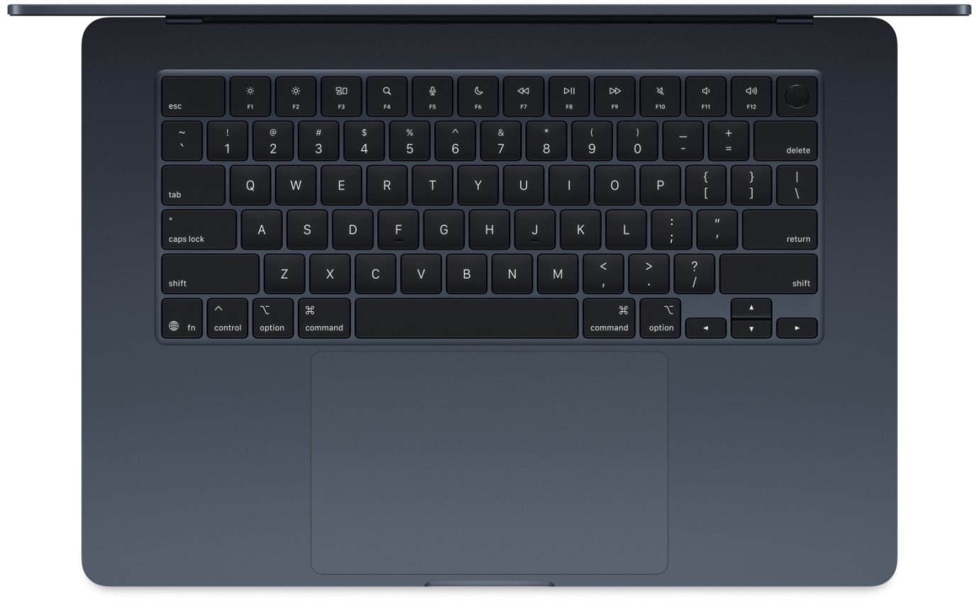 Apple MacBook Air 15-inch M4 Chip 16GB RAM 256GB (Midnight) MW1L3XA