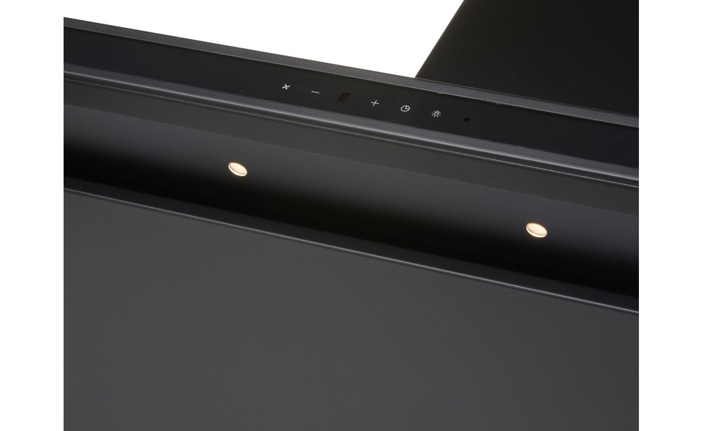 Schweigen 900mm Silent Black Wallmount Rangehood DS3326B9SP