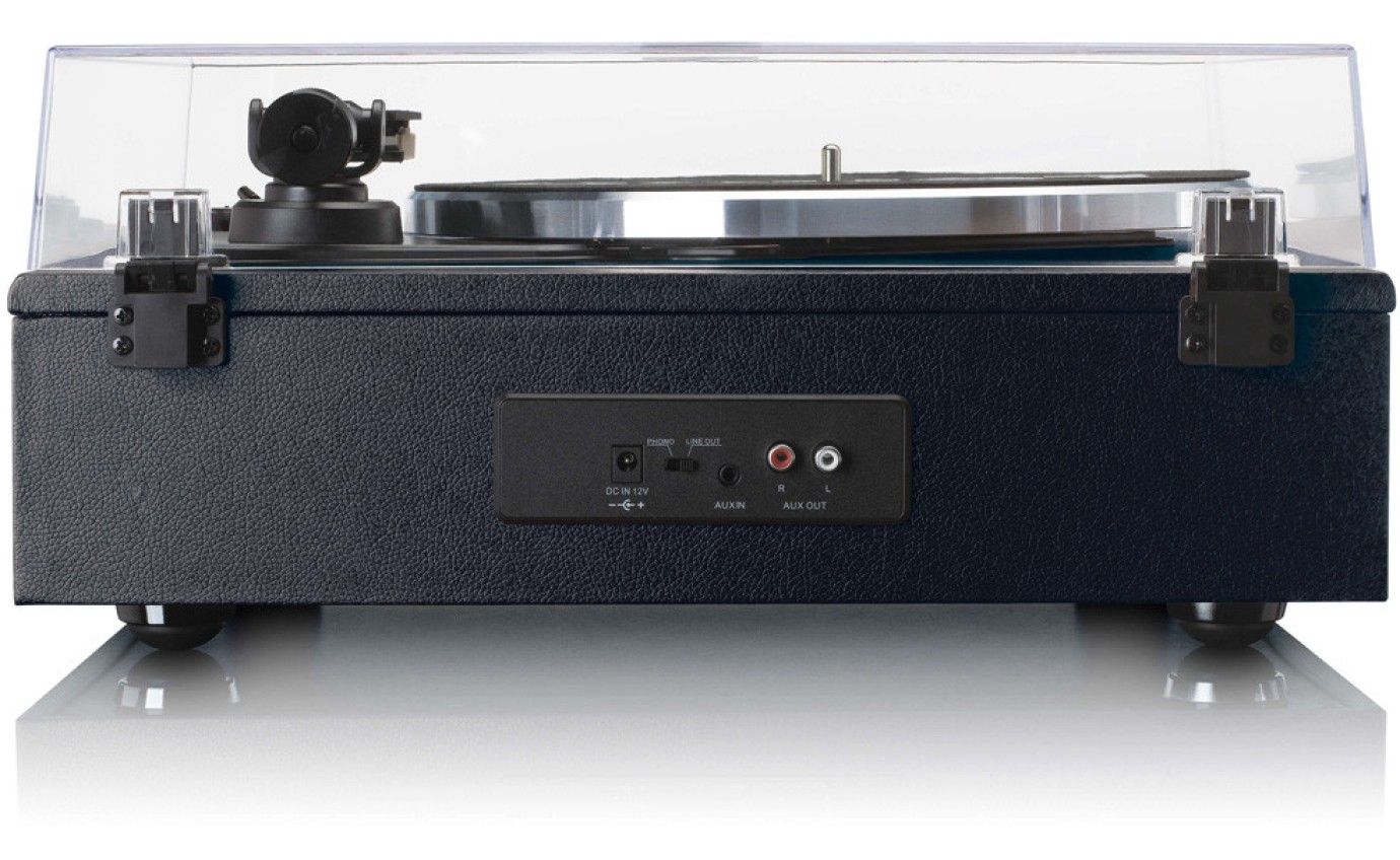 Lenco LS-430 Turntable with 4 Built-in Bluetooth Speakers 50W (Black) LS430BK