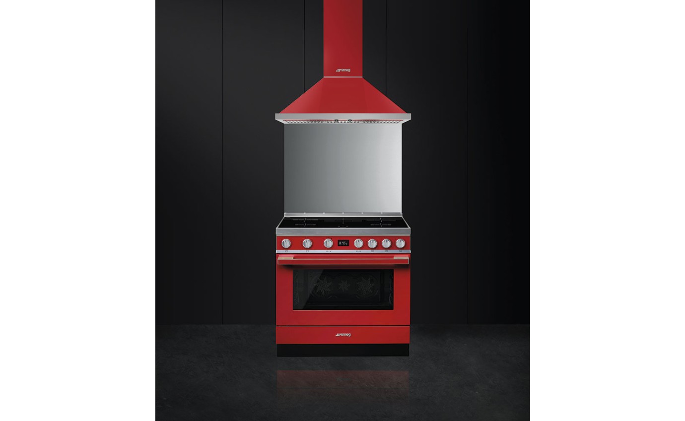 Smeg 90cm Portofino Freestanding Cooker (Red) CPF9IPR