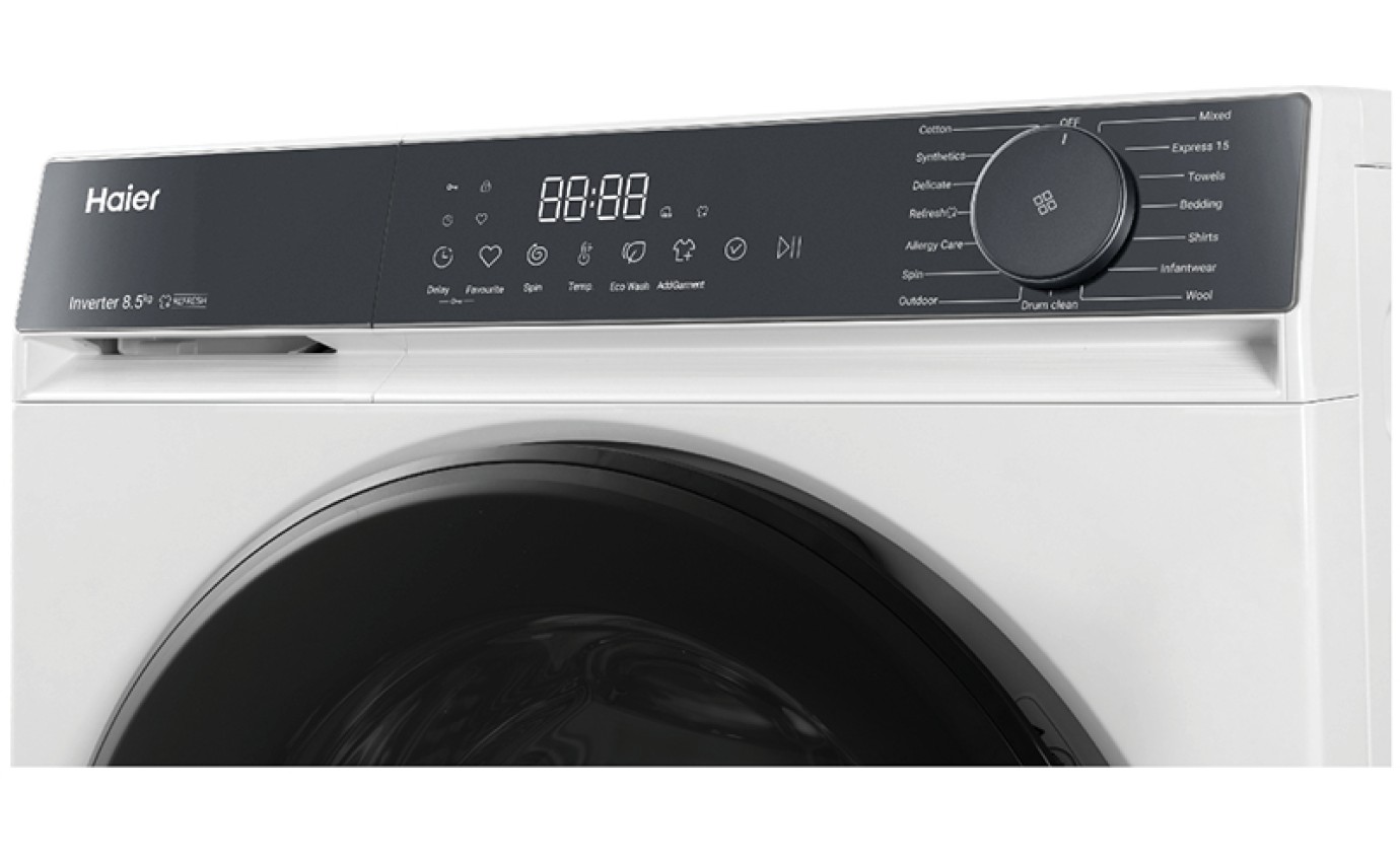 Haier 8.5kg 300 Series Front Load Washing Machine (White) HWF85KW1
