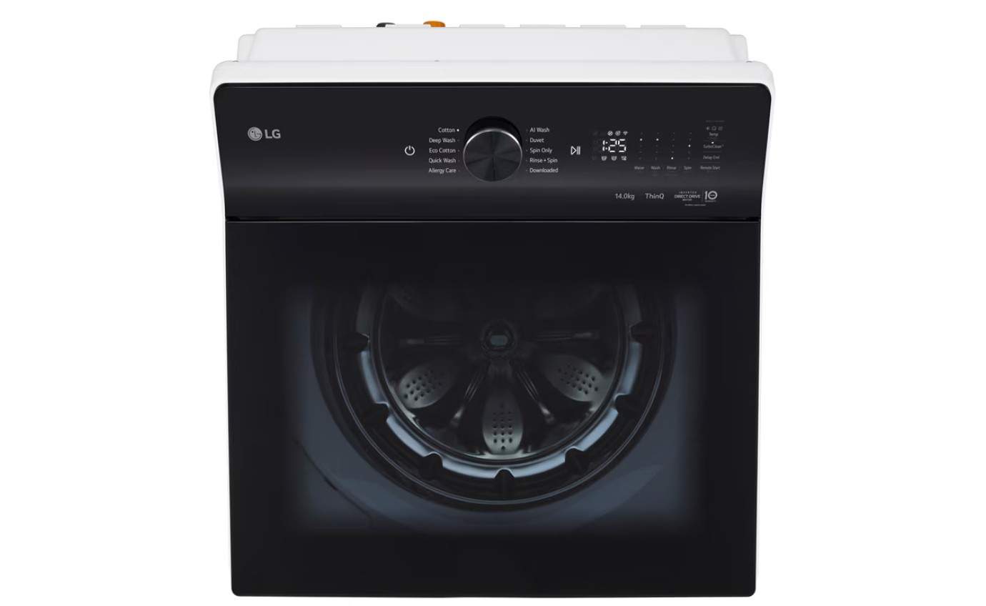 LG 14kg AI Top Load Washing Machine WTX914W