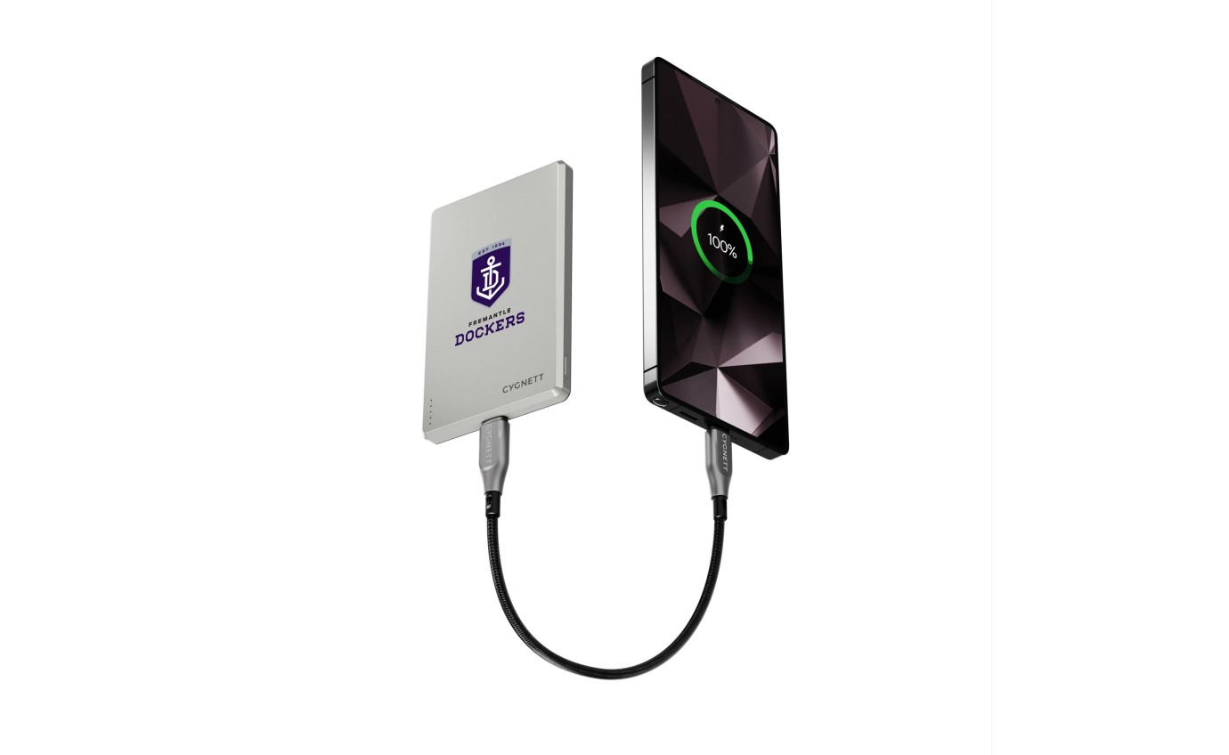 Cygnett Magnetic Wireless Power Bank 5K (Fremantle Dockers) 11901340352
