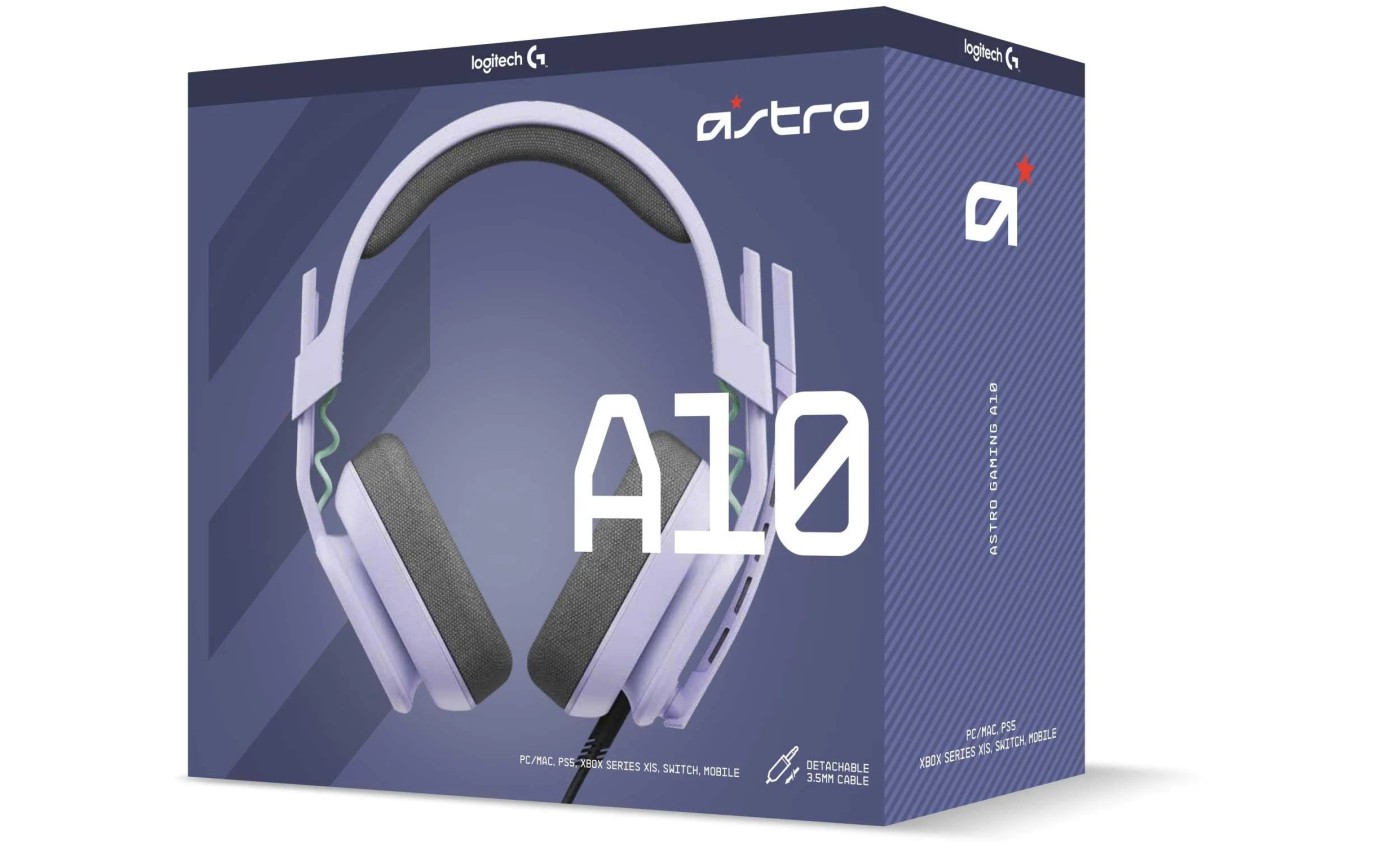 ASTRO Gaming A10 Gen 2 Headset for PC (Asteroid/Lilac) 939002079
