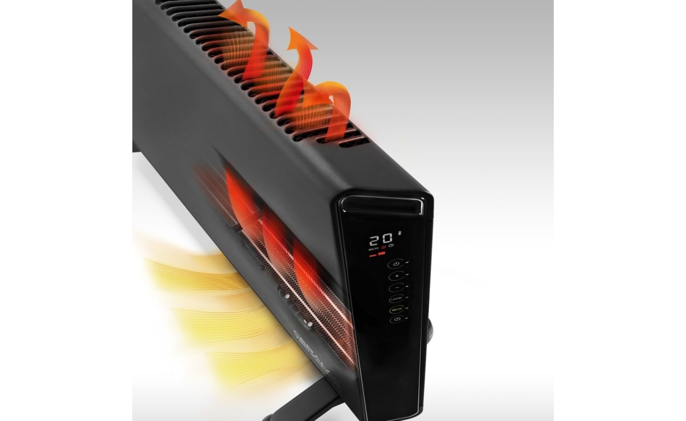 DeLonghi 1500W Ceramic Convector Heater (Black) HX65L15AG