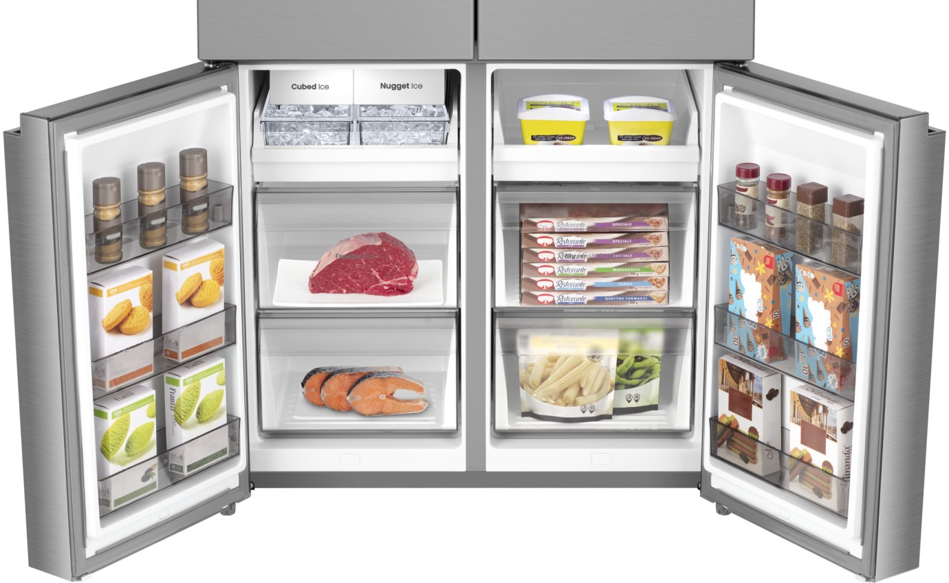 Hisense 640L PureFlex French Door Fridge (Stainless Steel) HRCD640TSW