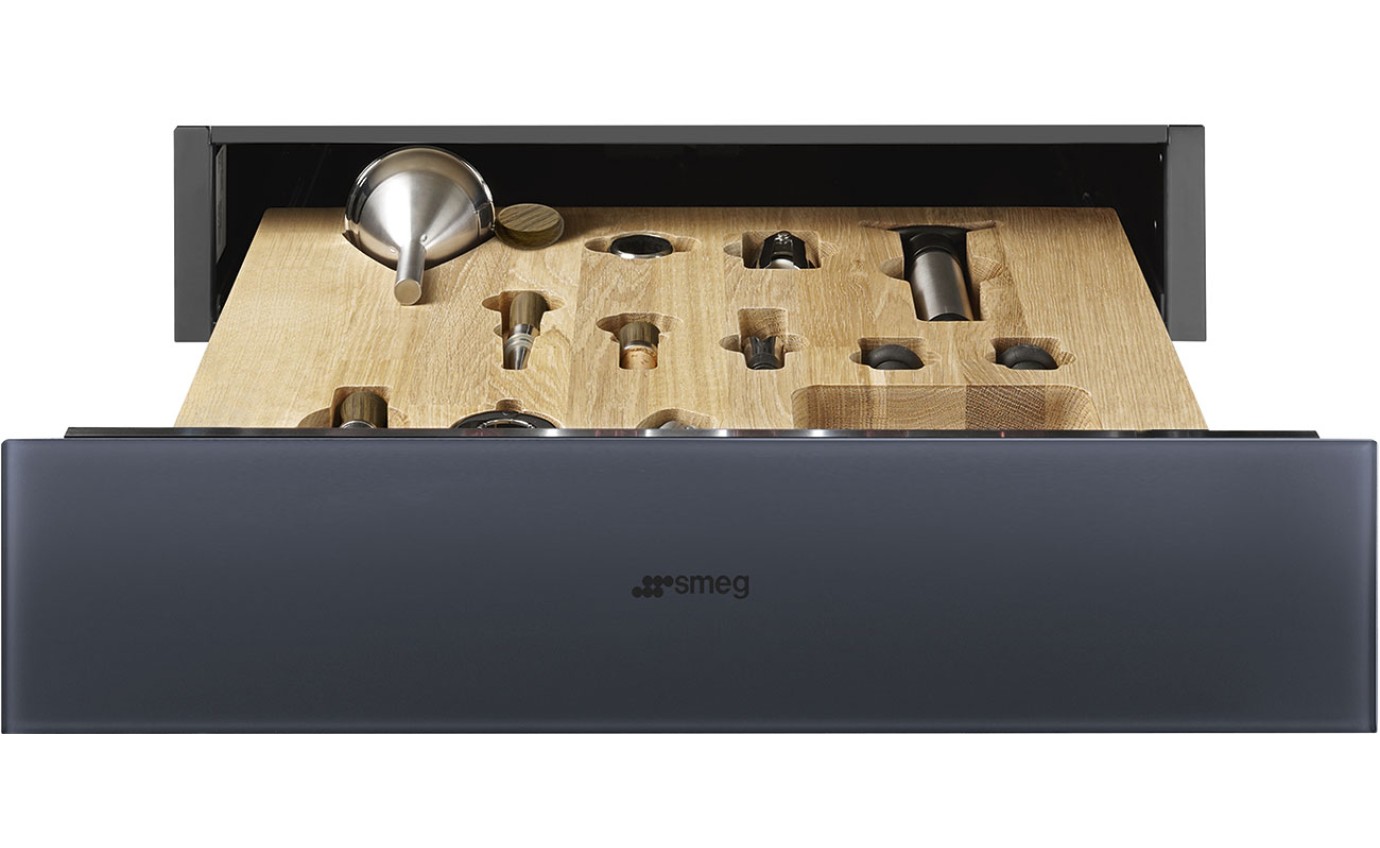 Smeg 15cm Linea Sommelier Drawer (Neptune Grey) CPS115G