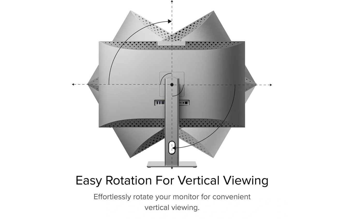 ALOGIC 32 inch Clarity Max Rotating 4K Monitor with USB-C Power Delivery 32C4KPD