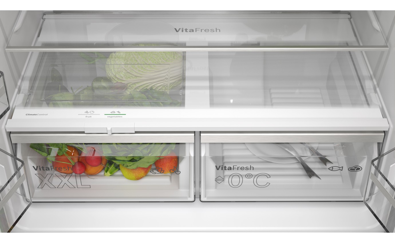 Bosch 605L Series 6 French Door Fridge (Black Stainless Steel) KFN96AXEAA