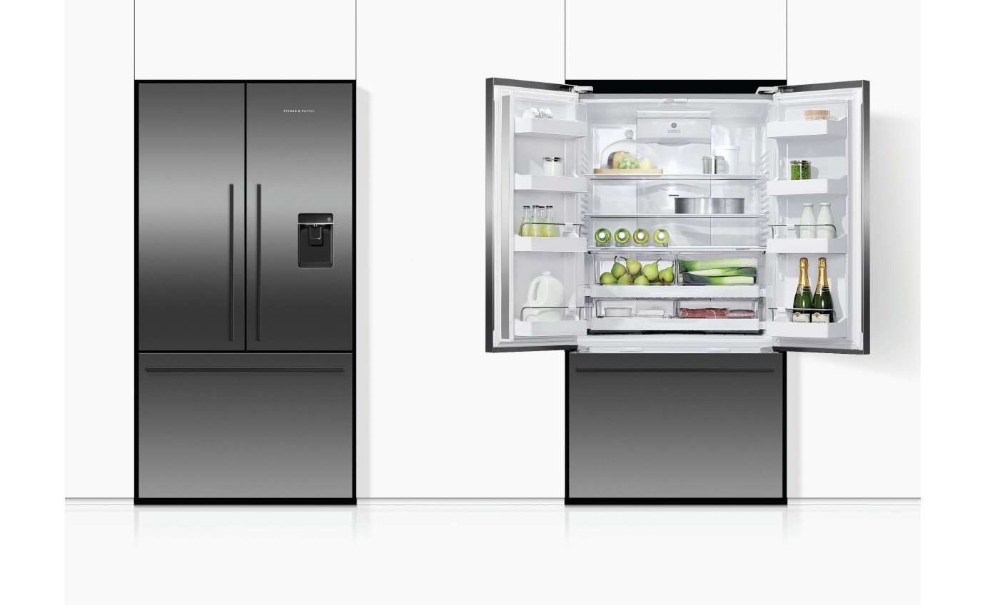 Fisher & Paykel 569L Series 7 French Door Refrigerator Freezer, Ice & Water RF610ADUB5
