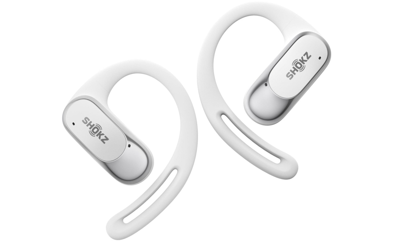 Shokz OpenFit Air Open-Ear Headphones (White) T511STWT