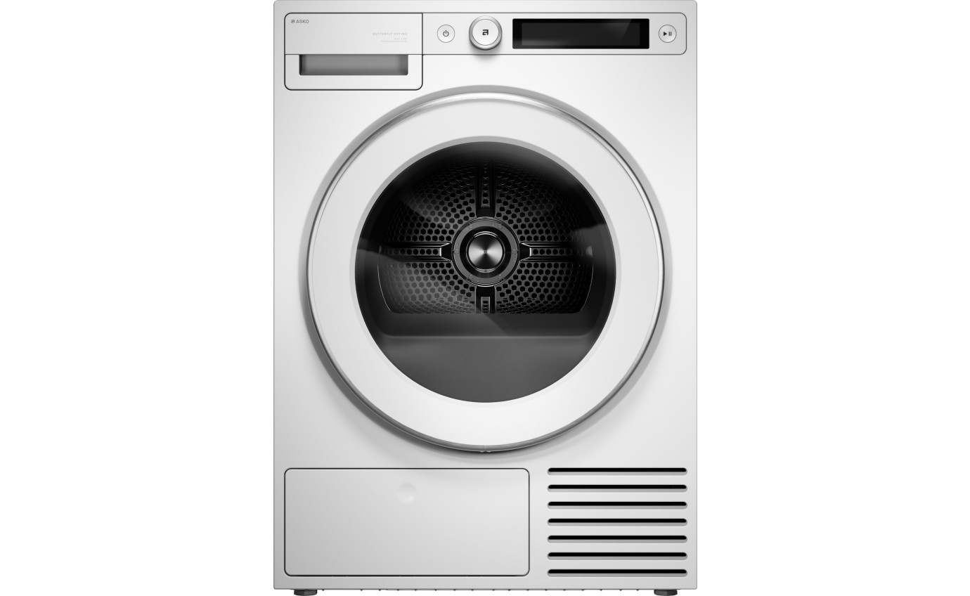Asko 9kg Heat Pump Tumble Dryer (White) T509HPW