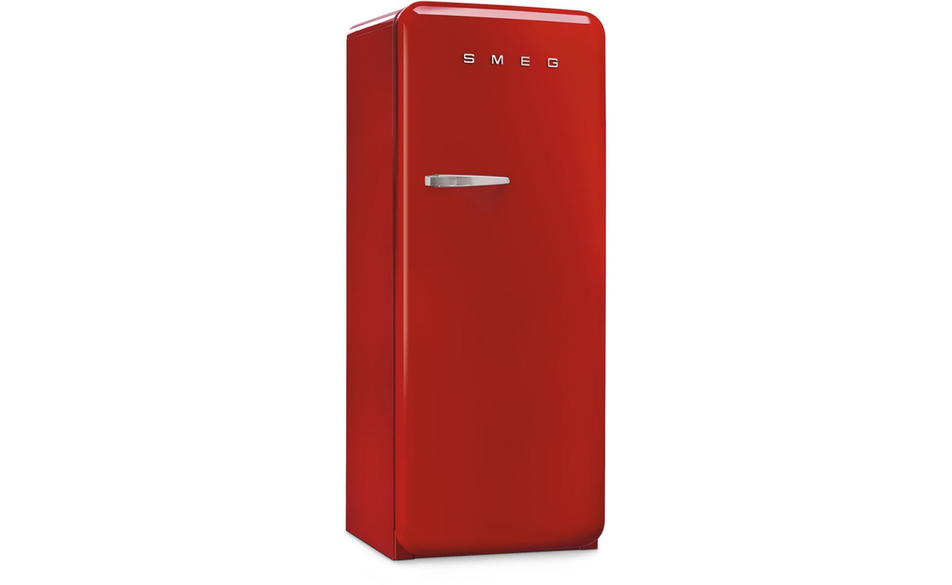 Smeg 270L 50s Style Retro Single Door Fridge (Red) FAB28RRD5AU
