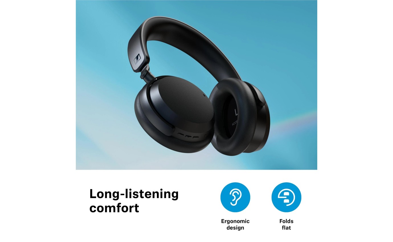 Sennheiser Accentum Wireless Noise Cancelling Over-Ear Headphones (White) 11901351337