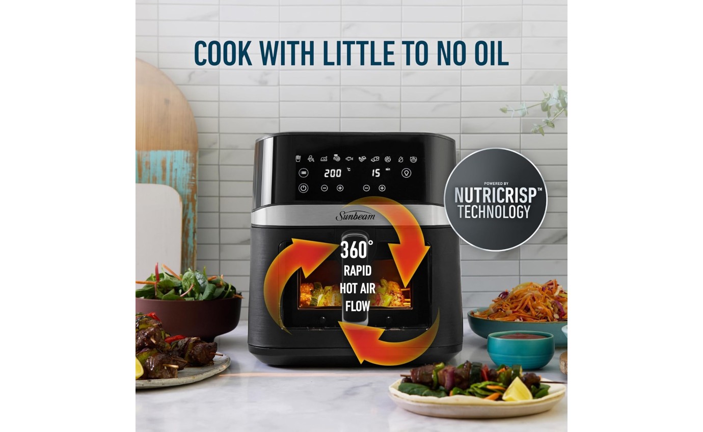 Sunbeam 6L Alinea Pro DiamondForce™ Air Fryer AFP4550DF