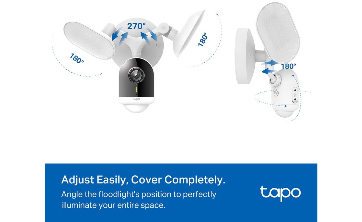 Tapo 2K Smart Floodlight Camera (Wired) TAPOC720