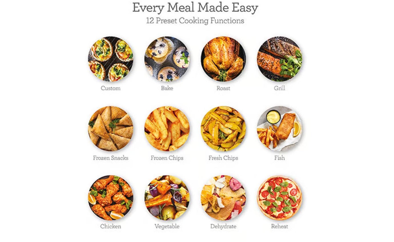 Breville the Air Fryer Chef&trade; Plus (Brushed Stainless Steel) LAF600BSS