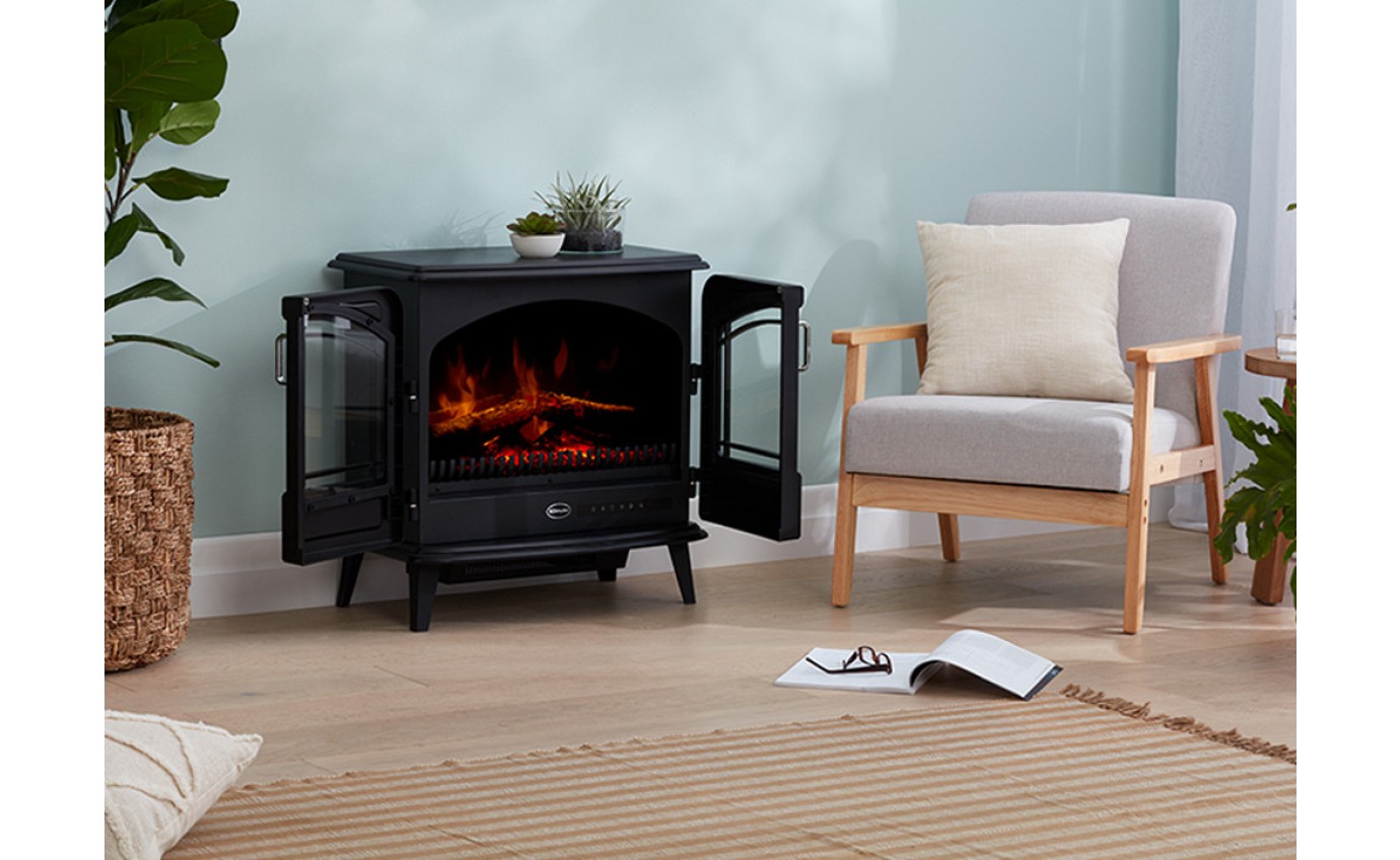 Dimplex 2000W Leckford Optiflame Portable Electric Fireplace LKD20AU