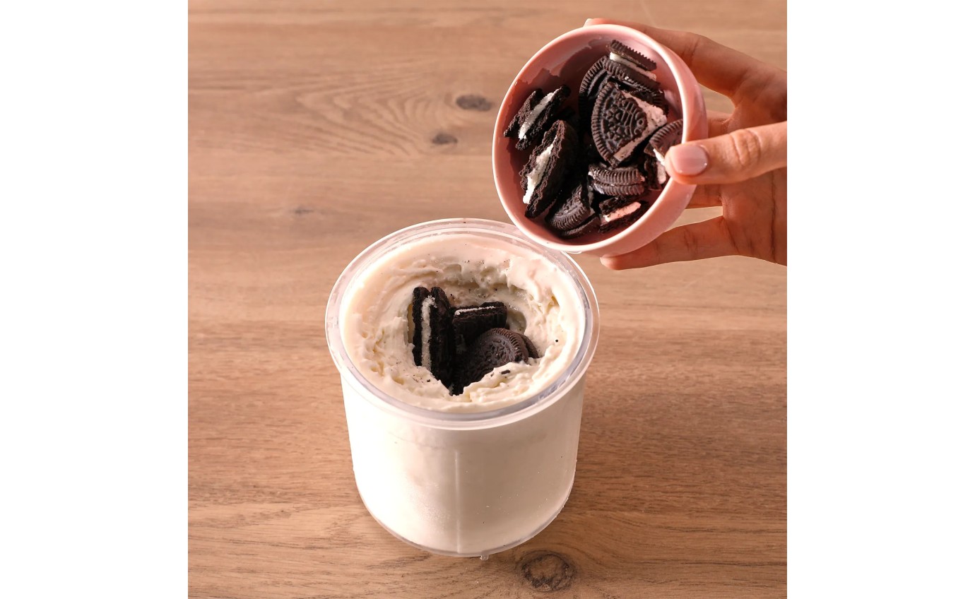 Tefal Dolci Rise Ice Cream Maker with Bonus Nesquik Tins NQ31IG04A