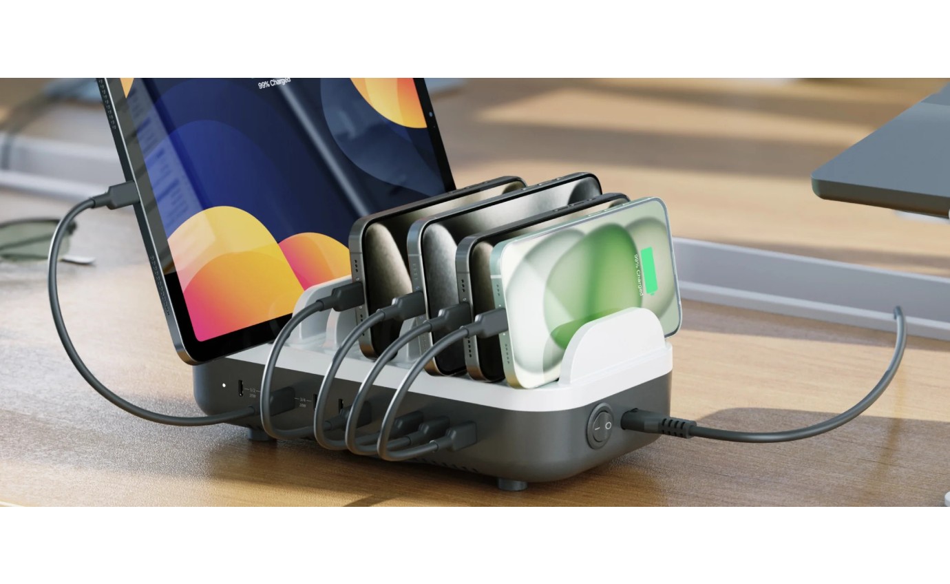 ALOGIC Powerfin 10 Port 100W USB-C Desktop Charging Station SBDCS10C