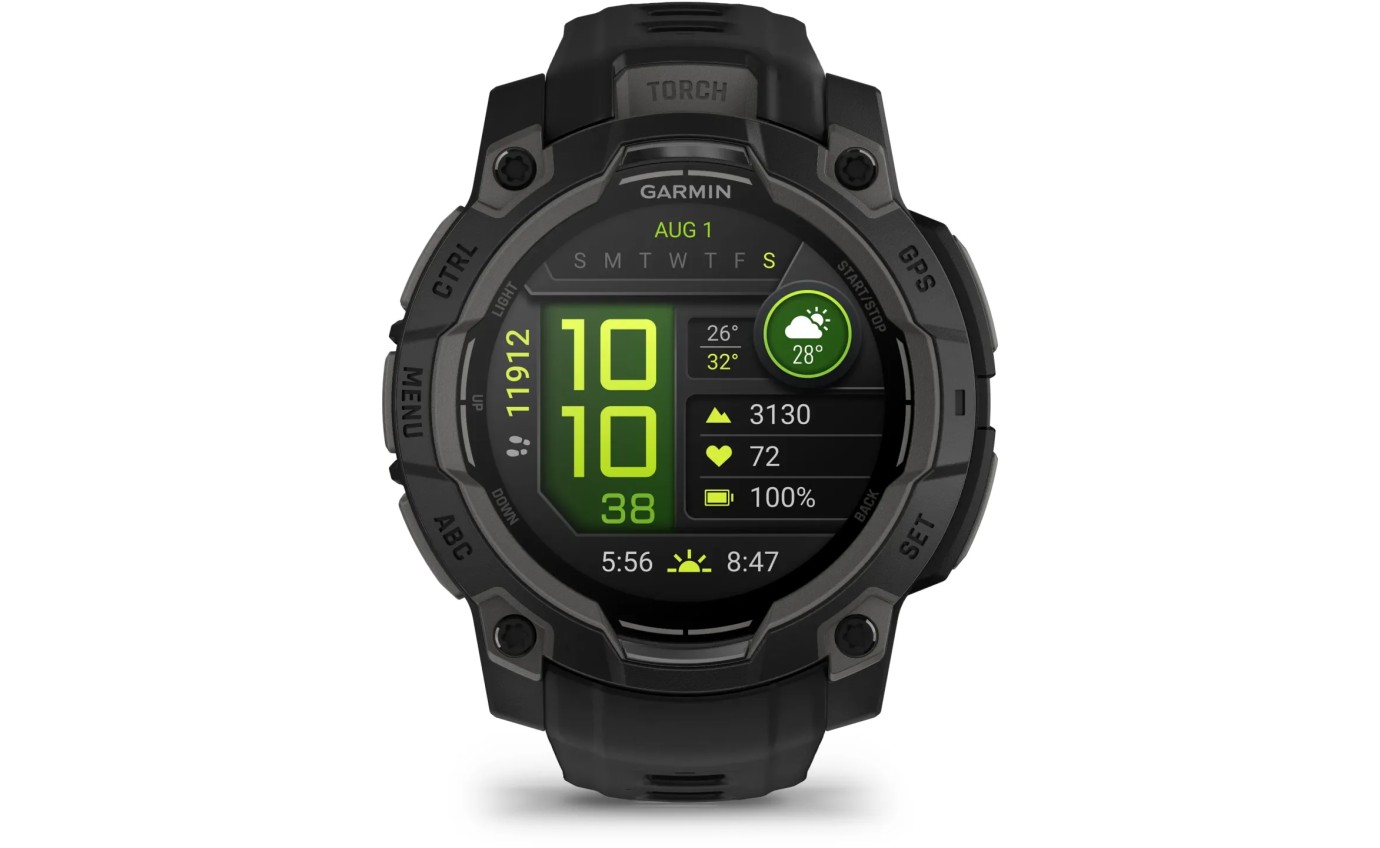 Garmin Instinct 3 50mm AMOLED Smart Watch (Black/Charcoal) 0100302000