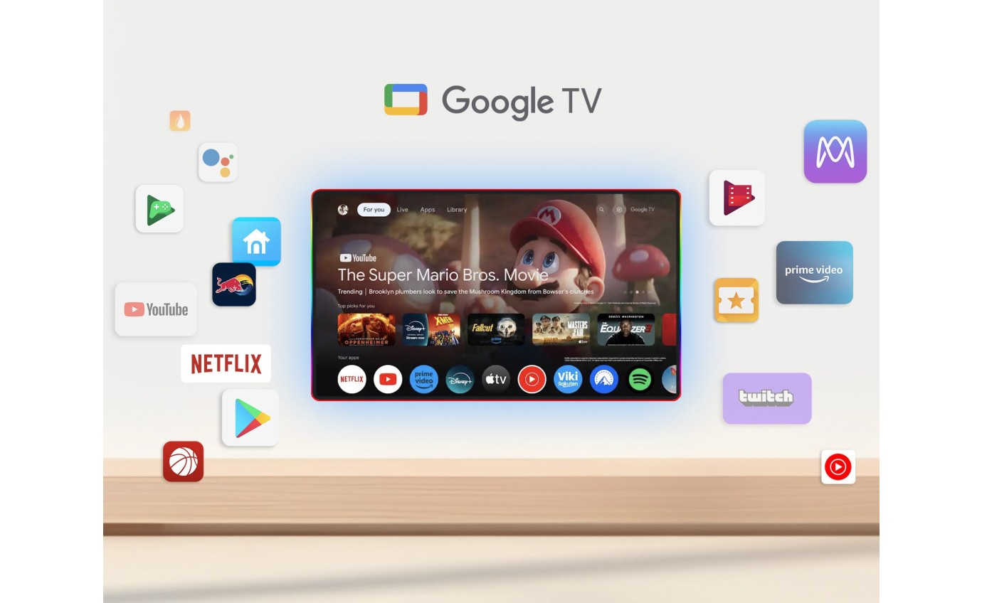 CHiQ 24 inch 12V/240V Portable LED HD Google TV L24D6CG