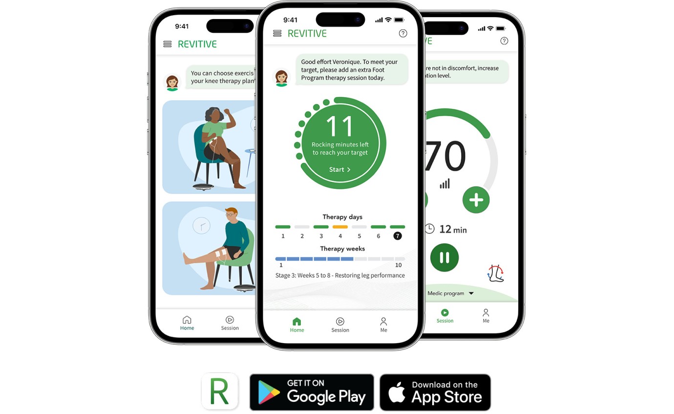 Revitive Medic Coach Circulation Booster with Knee Therapy REVCOACHKNEE