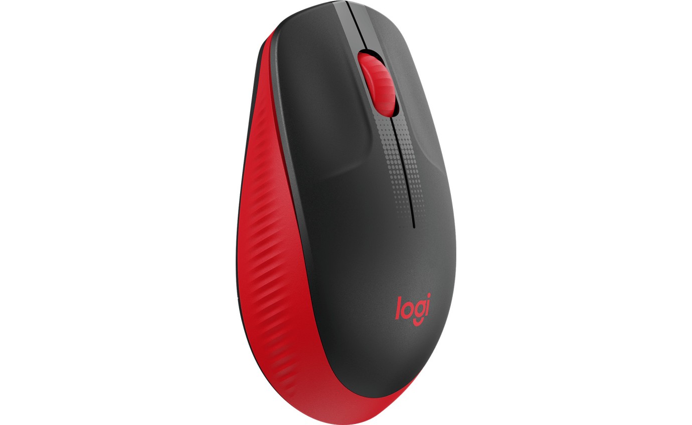 Logitech M190 Full-Size Wireless Mouse (Red) 910005915