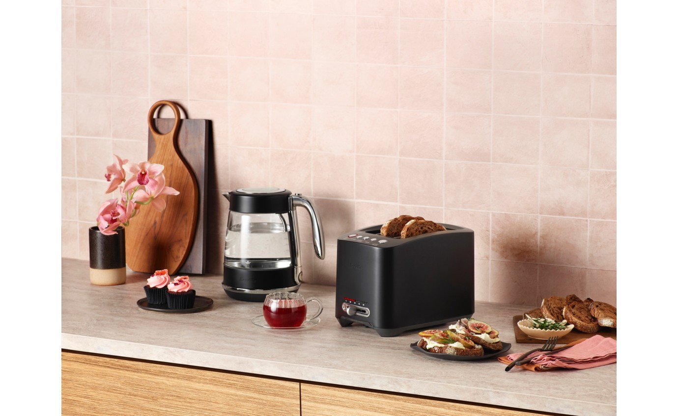 Breville The Smart 2 Slice Toaster (Black Truffle) BTA825BTR