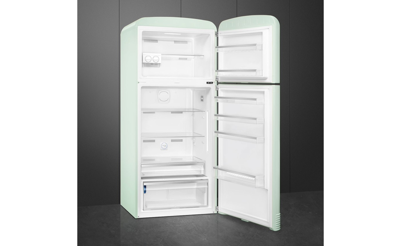 Smeg 524L 50s Style Retro Top Mount Fridge (Pastel Green) FAB50RPG5AU