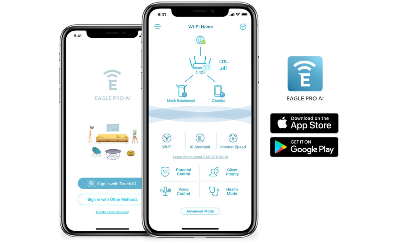 D-Link Eagle Pro AI N300 4G Smart Router G403