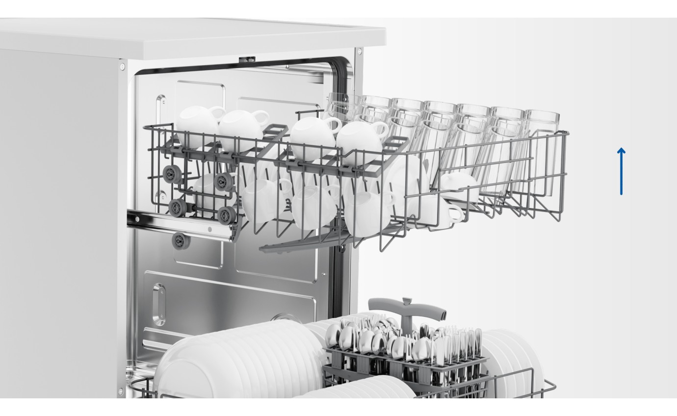 Haier 60cm 300 Series Freestanding Dishwasher (White) HDW13F0W1