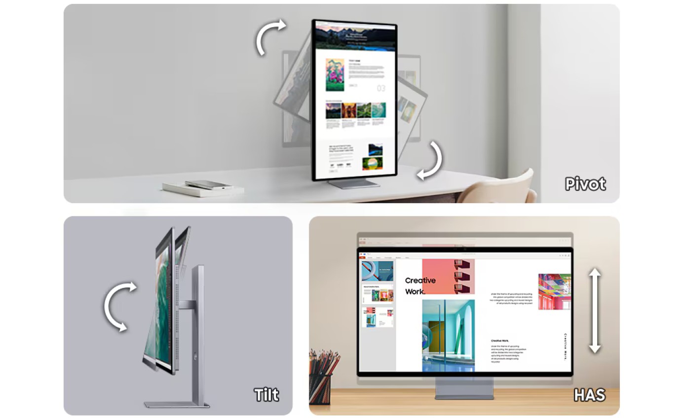 Samsung 32 inch Smart Monitor M9 4K OLED Samsung Vision AI LS32FM902SEXXY